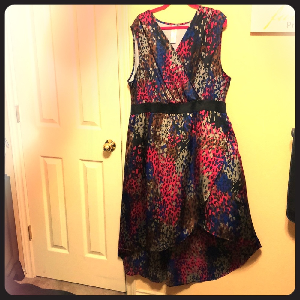 Cheetah print dress